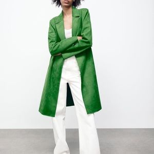 ZARA FAUX SUEDE JACKET